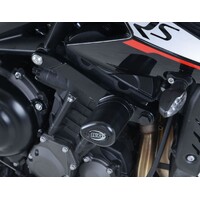 R&G AERO CRASH PROTECTORS BLACK TRI Street Triple 765 RS/R/S '17-