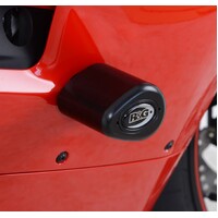 R&G AERO CRASH PROTECTORS BLACK DUC Panigale V4/S/Spec (drill)