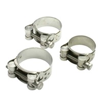 DRC EXHAUST CLAMP | STAINLESS | 36-39mm