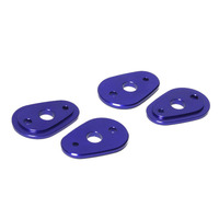 DRC INDICATOR HOLDER PLATES | YAM/KAW | 2 PCS | BLUE