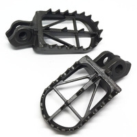 DRC FOOTPEGS WIDE LOW -5mm | RMZ450 '08-09 | 50mm CrMo BLACK