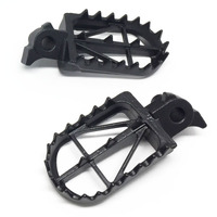 DRC FOOTPEGS WIDE LOW -5mm | YZ/WR250F/450F ,YZ250FX'15-,YZ125/250 '99- | 50mm CrMo BLACK