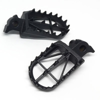 DRC FOOTPEGS WIDE | YZ/WR250F/450F ,YZ250FX'15-,YZ125/250 '99- | 50mm CrMo BLACK