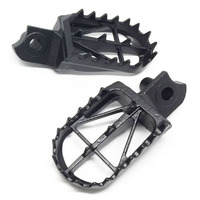 DRC FOOTPEGS WIDE | RMZ250/450'10-,RMX450Z'10- | 50mm CrMo BLACK