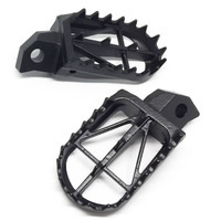 DRC FOOTPEGS WIDE | KDX220/250R/SR, KX125/250 '91-'96 | 50mm CrMo BLACK