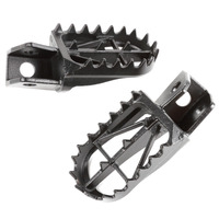 DRC FOOTPEGS WIDE | WR250R/X | 50mm CrMo BLACK