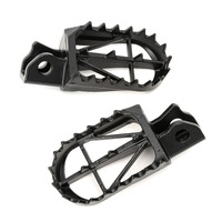 DRC FOOTPEGS WIDE | KLX230 | 50mm CrMo BLACK