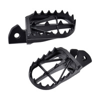 DRC FOOTPEGS WIDE | CRF125F '19- | 50mm CrMo BLACK