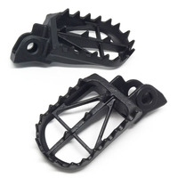 DRC FOOTPEGS WIDE | RM85/KDX200R/SR'89-94 | 50mm CrMo BLACK