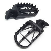 DRC FOOTPEGS WIDE | HQV. TC/TE/SMR/WR/CR 125-510 '08- | 50mm CrMo BLACK