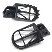 DRC FOOTPEGS WIDE HIGH +5mm | KTM125-525'98-,950S-ENDURO ALL,990ADVENTURE ALL | 50mm CrMo BLACK