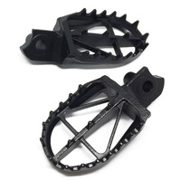 DRC FOOTPEGS ULTRAWIDE | RMZ250/450 '10-,RMX450Z '10- | 57mm CrMo BLACK