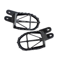 DRC FOOTPEGS ULTRAWIDE | CRF1000L, XR400/600/650R/650L | 57mm CrMo BLACK