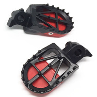 DRC FOOTPEG MOTARD WITH SLIDER | YZ/WR250F/450F,YZ125/250 '99- | 50mm CrMo BLACK