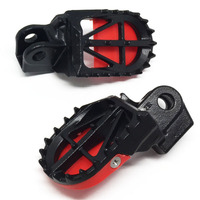 DRC FOOTPEG MOTARD WITH SLIDER | DRZ400R/S/SM,RMX-250R/S, RM125/250 '91-'02 | 50mm CrMo BLACK