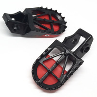 DRC FOOTPEG MOTARD WITH SLIDER | KTM SX/SXF'16- | 50mm CrMo BLACK