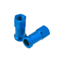 DRC RIM LOCK NUTS | 2 PCS | BLUE