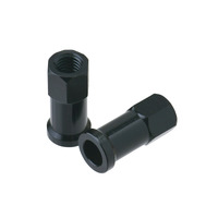 DRC RIM LOCK NUTS | 2 PCS | BLACK