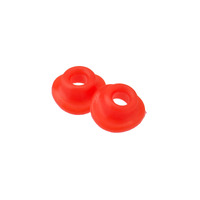 DRC AIR VALVE GROMMETS | RED | 2 PCS