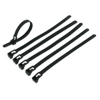 DRC ZIP TIE RELEASABLE | 150mm | BLACK 6 PCS