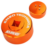 DRC ENZO | Fork Base Valve Wrench Jig | WP ConeValve | Orange