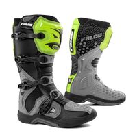 Falco Level  Motorcycle Boots - Gry/Flu