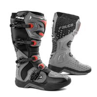 Falco Level  Motorcycle Boots - Gry/Red