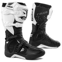 Falco Level  Motorcycle Boots - Whi/Blk