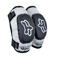 FOX PEEWEE TITAN ELBOW GRD S/M [BLK/SLV]