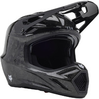 Fox Racing MX25 V3 RS Carbon Solid Helmet [Black]