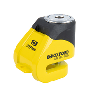 Oxford Micro XD5 Disc Lock Yellow/Black