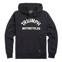 Triumph Carrick Pull-On Hoodie in Black