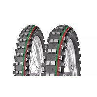 TERRAFORCE MX MED-HARD | 100/100-18 59M MOTOCROSS RED & GREEN STRIPE