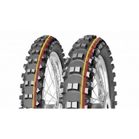 TERRAFORCE MX SOFT-MED | 100/100-18 59M MOTOCROSS RED & YELLOW STRIPE