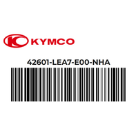 42601-LEA7-E00-NHA WHEEL COMP RR KYMCO (NOS)