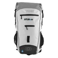 OXFORD AQUA B-25 BACKPACK - WHITE/GREY