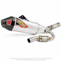 RMZ250 10-18 T6 PRO SYSTEM | Carbon End Cap, S/L Tubing, Ti Silencer