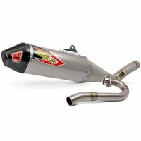 RMZ450 10-17 T6 PRO SYSTEM | Carbon End Cap, S/L Tubing, Ti Silencer