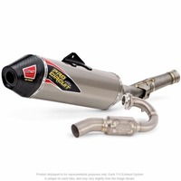 CRF250 11-13 TI-5C RACE SYSTEM | CARBON FIXED END CAP, FIM APPROVED  $#$