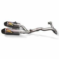 CRF450 13-14 Ti-5 DUAL RACE> | SYSTEM, CARBON END CAP, 115db MAX LEGAL  $#$