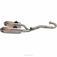 CRF450 15-16 Ti-6 DUAL PRO SYS | Carbon End Cap, Full Titanium System, FIM/MA legal  $#$