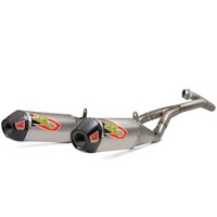 CRF450 R/RX 17-18 Ti6 DUAL PRO | Carbon End Cap, Full Titanium System, FIM/MA legal  $#$