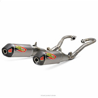 CRF250R 20-21 Ti-6 STD SYS | Carbon End Cap, Full Titanium System, US spec, not FIM legal