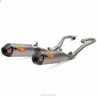 CRF250R 20-21 Ti-6 DUAL PRO | Carbon End Cap, Full Titanium System, FIM/MA legal $#$