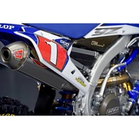 YZ450F 14-17 WR450F 16-18 Ti-6 | PRO CDR SPEC S/less End Cap, Full Titanium System, FIM legal