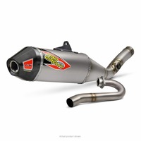 RMZ450 18-25 Ti-6 STD SYSTEM | Carbon End Cap, Full Titanium, US spec, not FIM legal