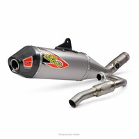 RMZ450 19-25 Ti-6 STD SYSTEM | Carbon End Cap, Full Titanium, US spec, not FIM legal