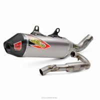 450SXF/ FC450 23-25, MC450 24-25 Ti-6 PRO | System, Carbon End Cap, Full Ti MA legal