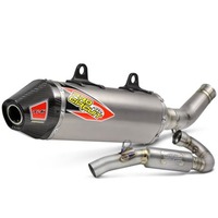 450SX-F / FC450 16-18 Ti-6 STD SYSTEM | Carbon End Cap, Full Ti system US spec not MA/FIM legal