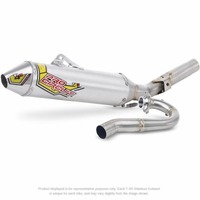 RMZ250 07-09 T4-R STAINLESS | RACE SYSTEM (FIXED END CAP) $#$